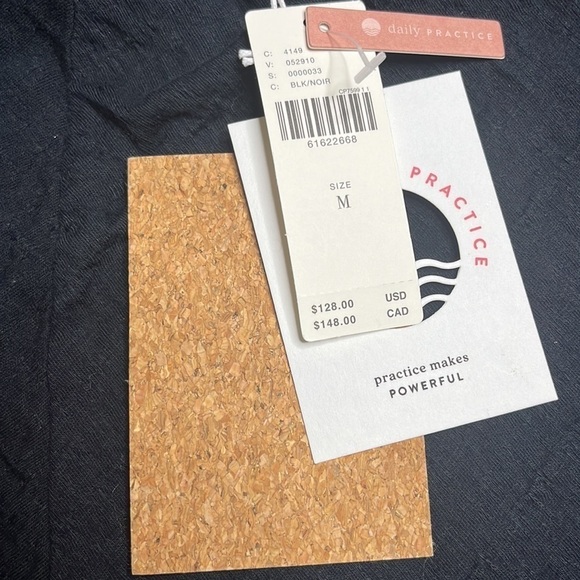 NWT Daily Practice  for Anthropologie textured shirt  with embellishments - Picture 7 of 8